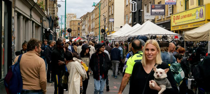 Exploring Brick Lane Market with a Dog Exploring Brick Lane Market with a Dog